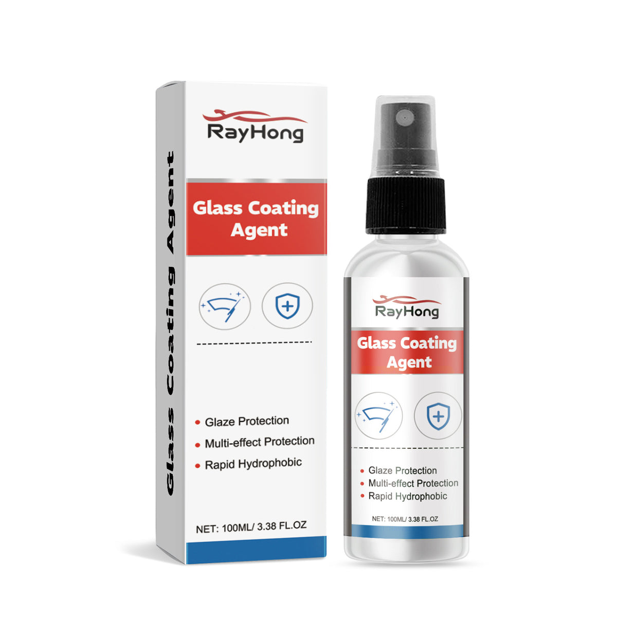 Car Glass Coating Spray Cleaning