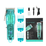 Rechargeable Digital Display New Transparent Hair Clipper