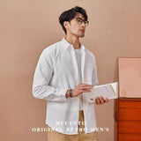 Рубашка свободного кроя в стиле ретро для мальчиков, однотонная, с длинными рукавами, плиссированная