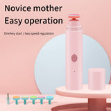 Baby Nail Care Tool Bags Assembly Multi-grinding Head