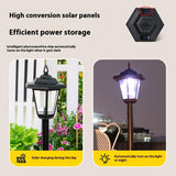 Solar Garden Lamp Lighting Ornamental Floor Outlet Hexagonal Lamp Outdoor Lawn Lamp Garden Landscape