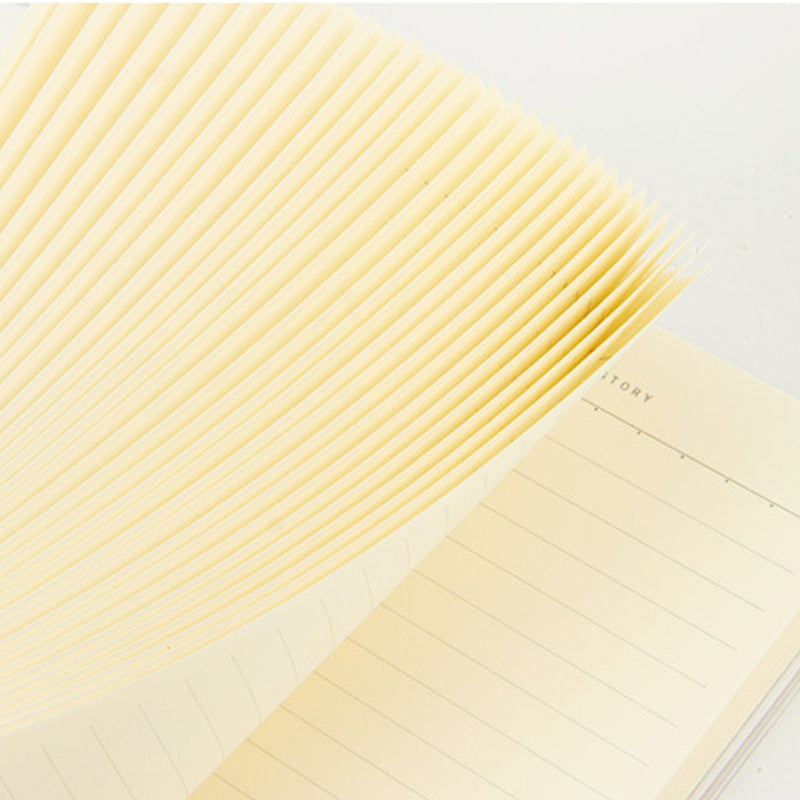 Plastic-Bound Shiny Notepad Stationery