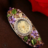 Popular Models High-grade Diamond National Wind  Painting Accessories Female Bracelet Watch