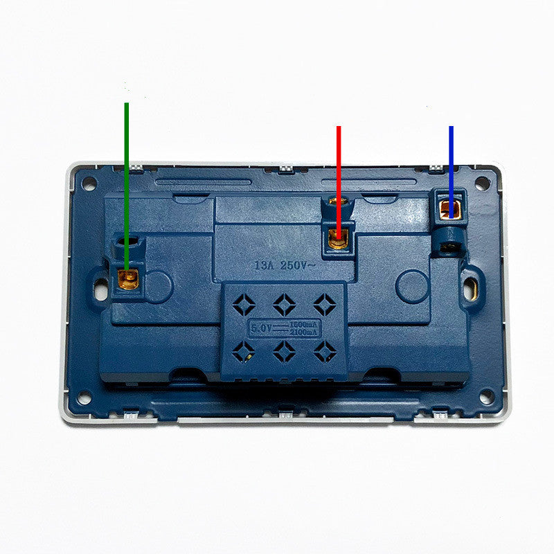 British Standard Dual USB Socket Hong Kong and Macau Version