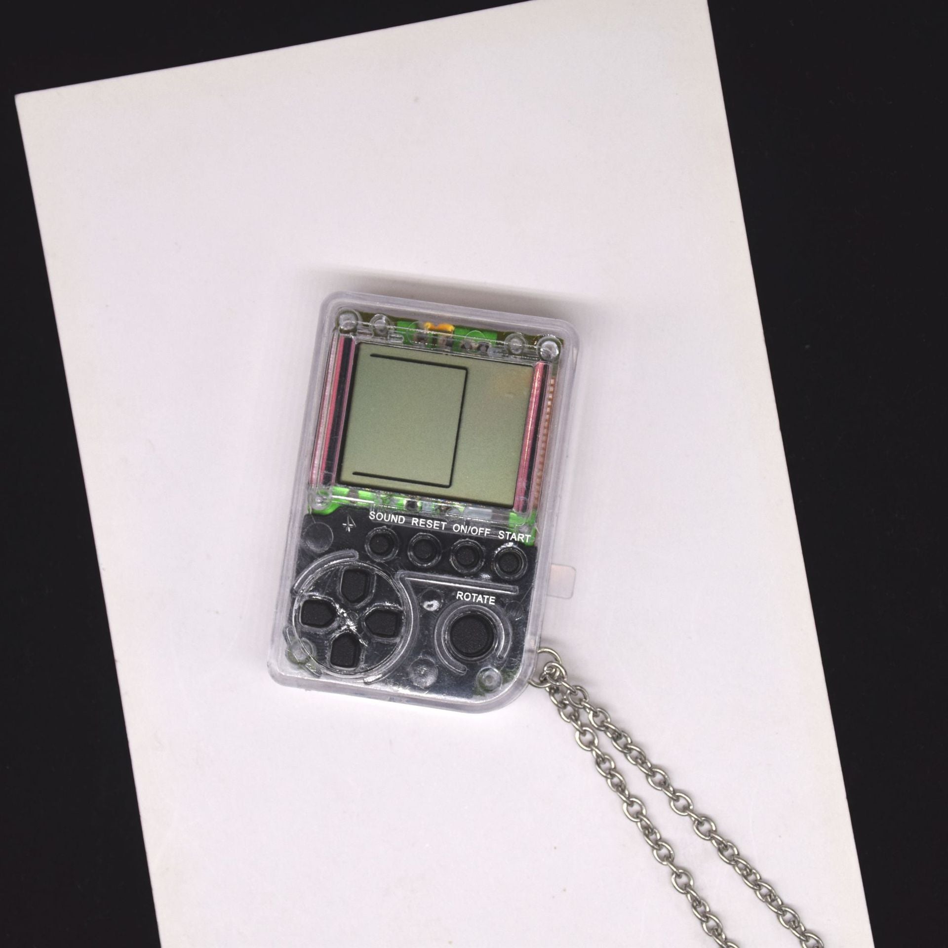 Retro game console necklace
