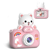 Plastic Children's Camera Big Head Kitten Cartoon Photography