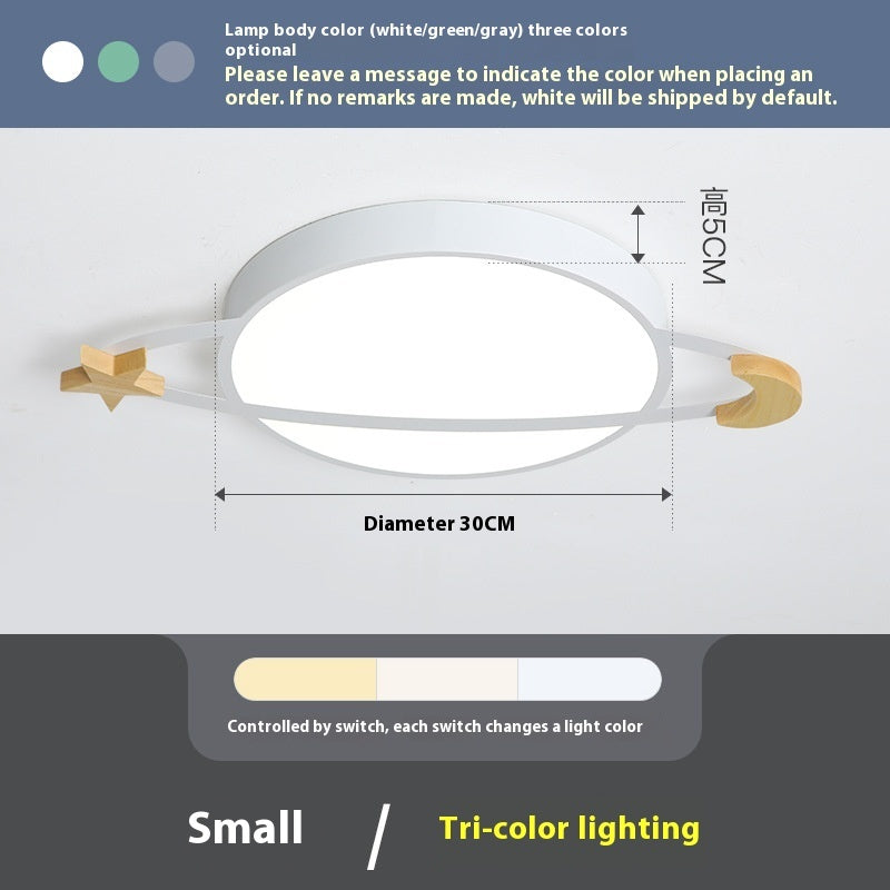 Nordic Ceiling Light Cartoon Macaron Lighting Fixture