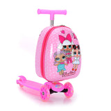 Children's Cute Cartoon Scooter Trolley Case