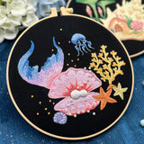 Fantasy Ocean Shell Painting Children's Needlework