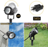 Bluetooth Lawn Lamp Ground Plug Projection Garden Courtyard