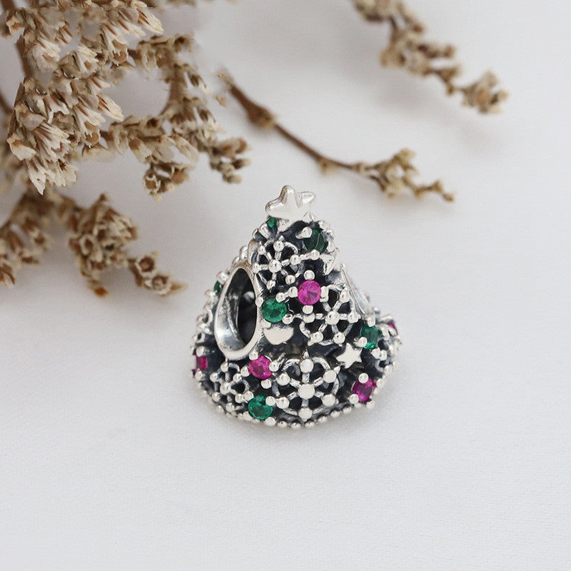 Colorful Christmas tree beading