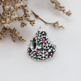 Colorful Christmas tree beading