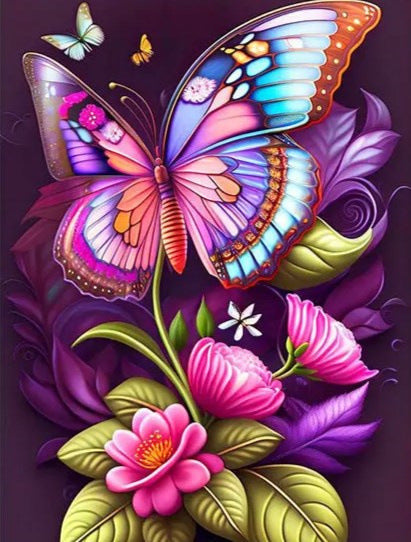 Animal Diamond Painting Handmade Манзараи Ранг