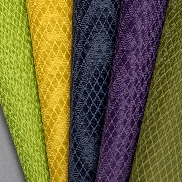 Polyester Tie Dye Diamond Lattice Oxford Fabric Tent Shoe Material