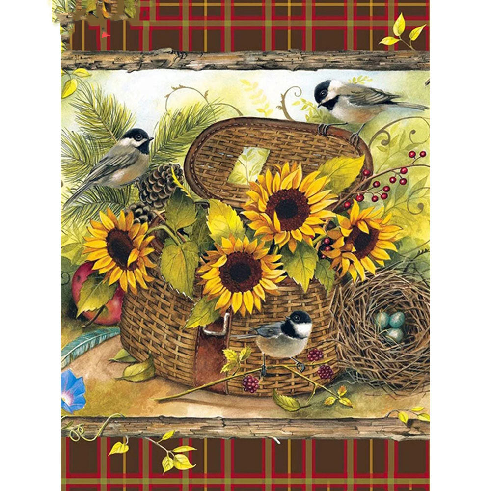 Mosaic Cross Stitch Needlework Wall Art