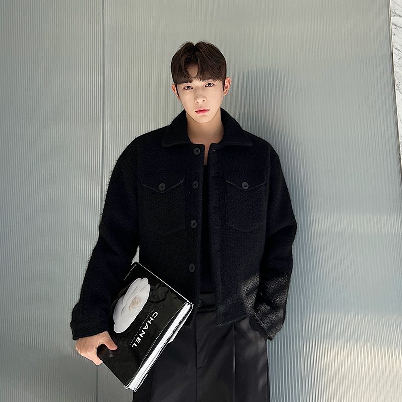 Модный короткий вязаный элегантный топ