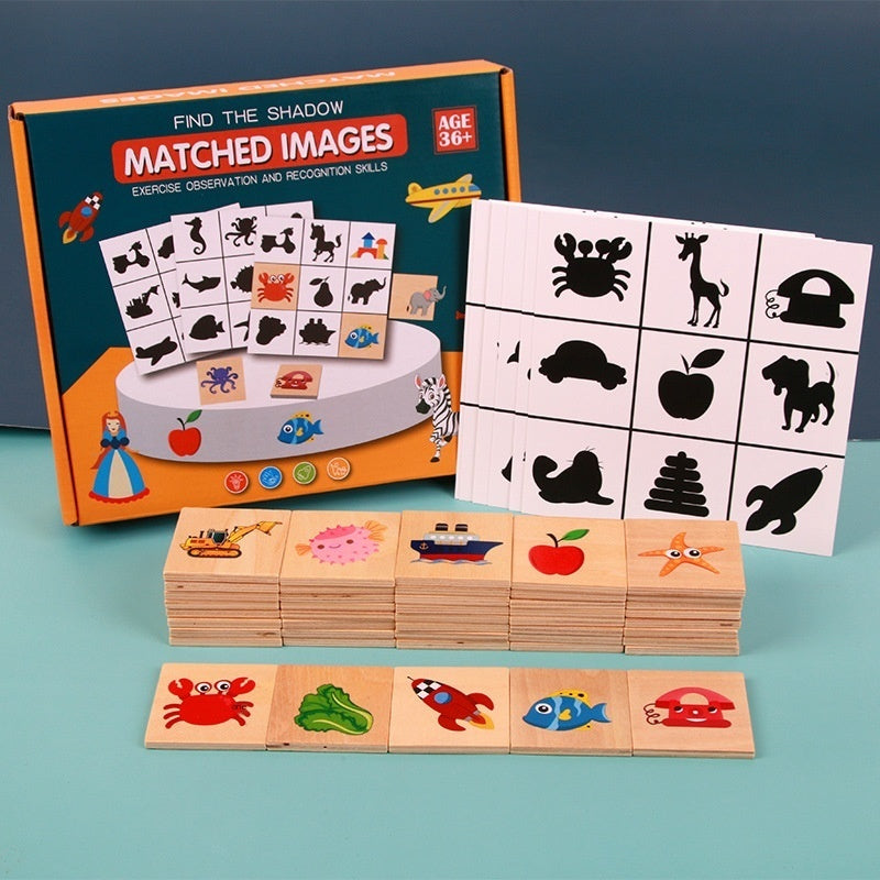 Children's Fun Shadow Matching Puzzle Game