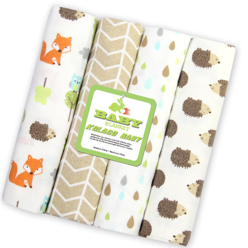 76X76PVC Flannel Baby Wrapping Blanket