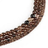 Hot New Arriva Natural S moky Q uartz Faceted Round Ball Beads for DY Necklace Jewelry Making Pick Size 4 6 8mm Wholesale