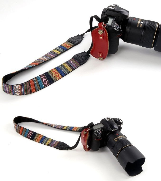 Retro Ethnic Style Camera Photography Hanging Neck Strap