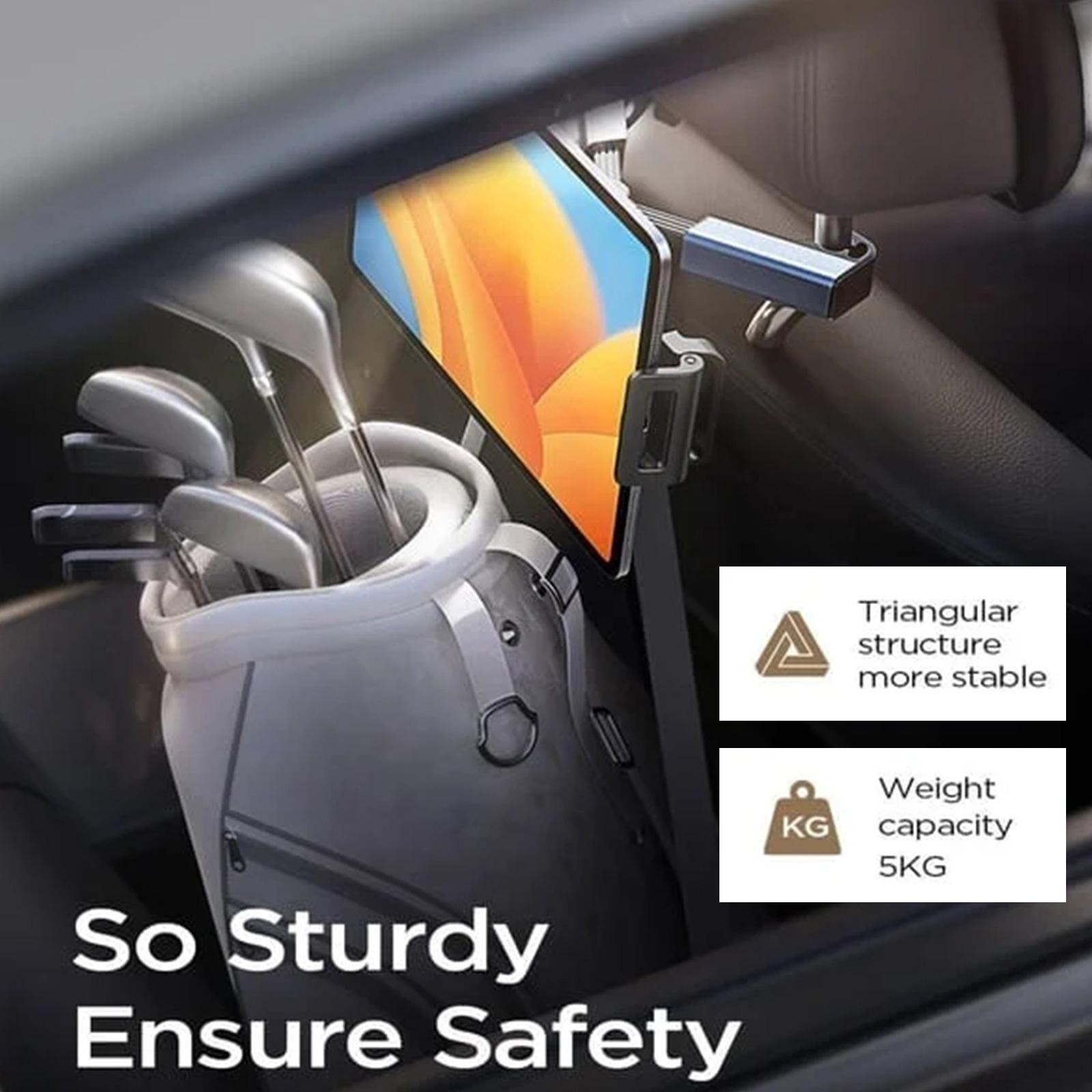 Car Flat Holder Back Seat Headrest