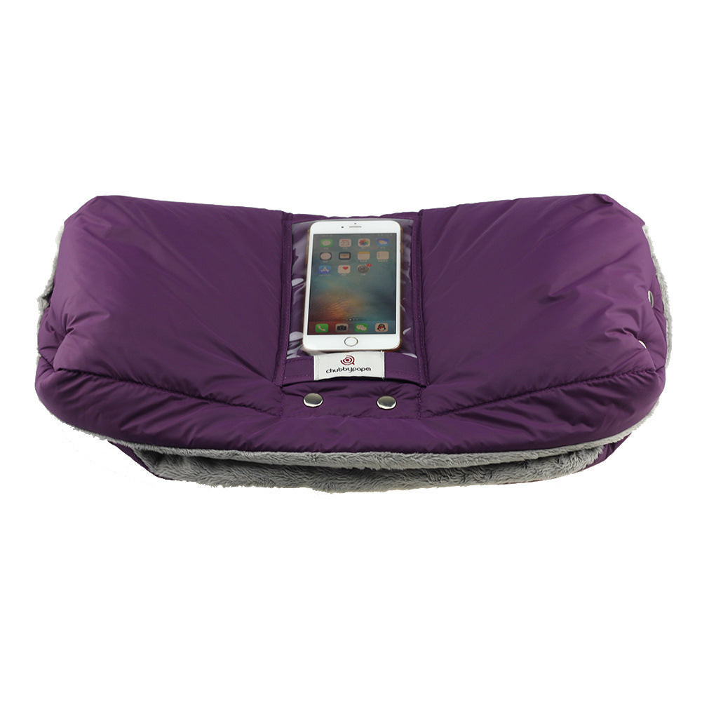 Baby Stroller Warm Gloves with Cell Phone Pocket