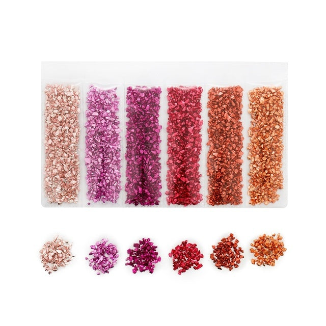 Crushed Glass Stone Resin Filler Crystal Jewelry