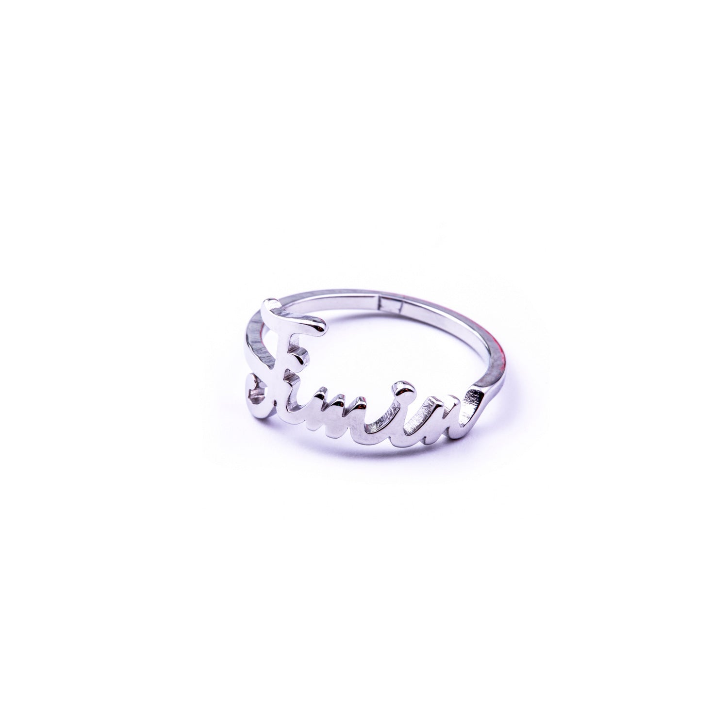 New KPOP Bangtan Boys JUNG KOOK JIMIN SUGA V Same Style Ring Lovers Couples Stainless Steel Ring Jewelry