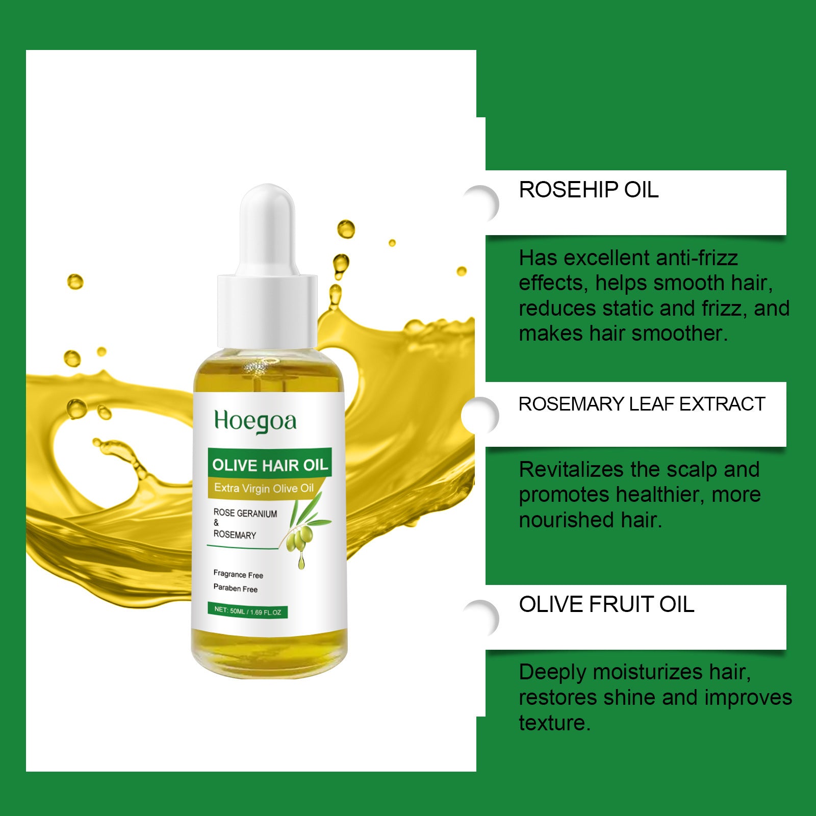 Moisturizing And Nourishing Hair Care Soft And Shiny Hair Care Essential Oil