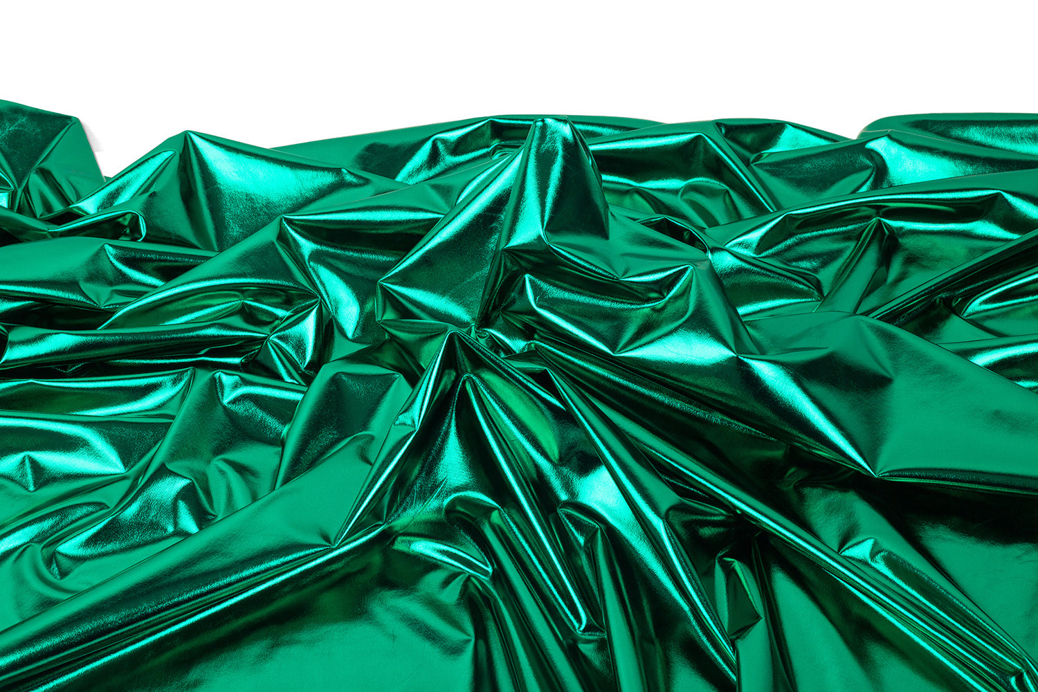 Spandex Gold Fabric With Glossy Surface Version With Elastic Ironing On All Four Sides