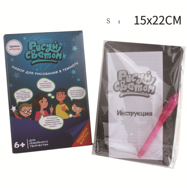 Бозичаҳои таълимӣ Pad Drawing 3D Magic 8 Effects Light Board Sketchpad