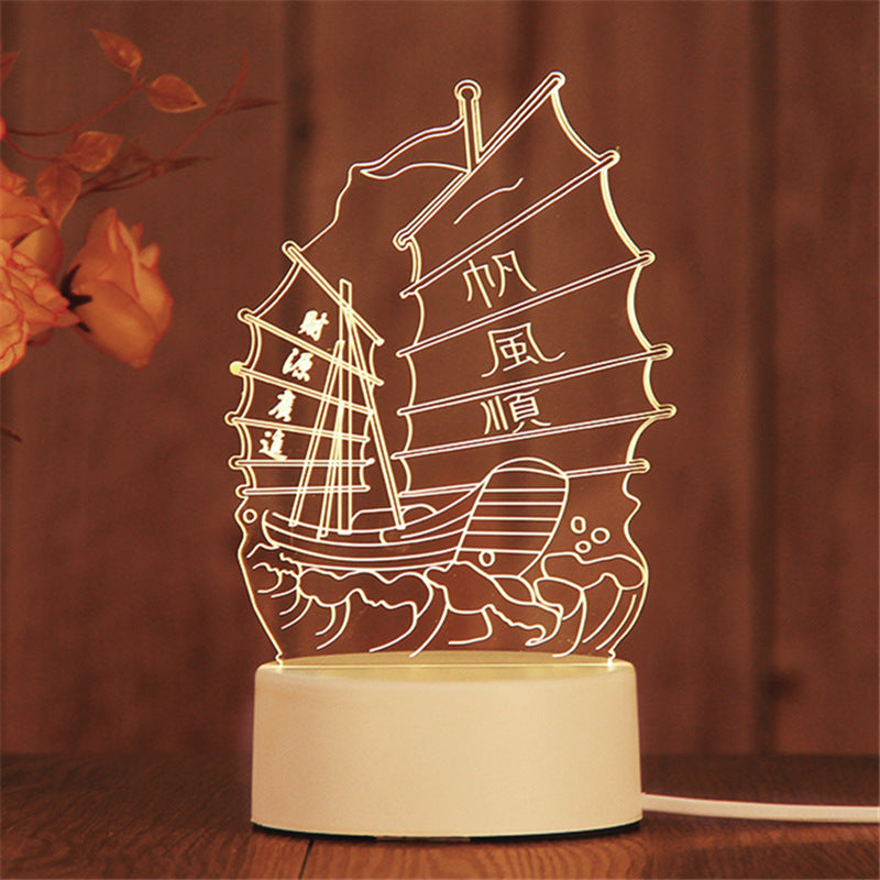 Creative 3d night light