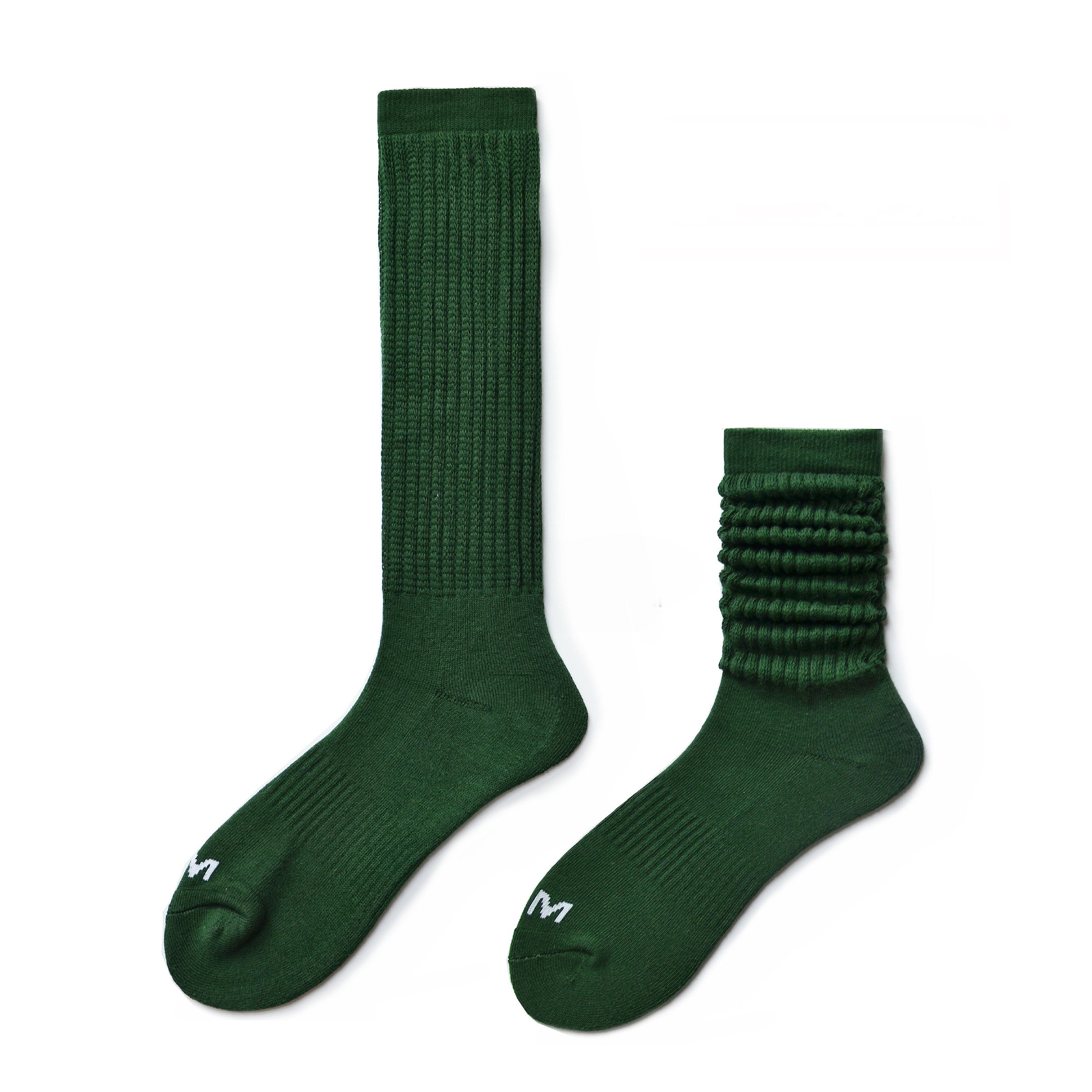 D. M solid color sports men's stockings