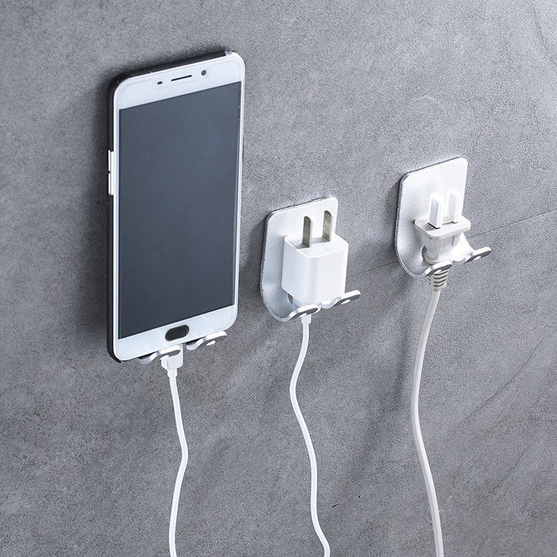 Hook plug hook socket power cord plug storage rack
