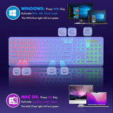 Backlit 24g Wireless Keyboard And Mouse Combination Rechargeable