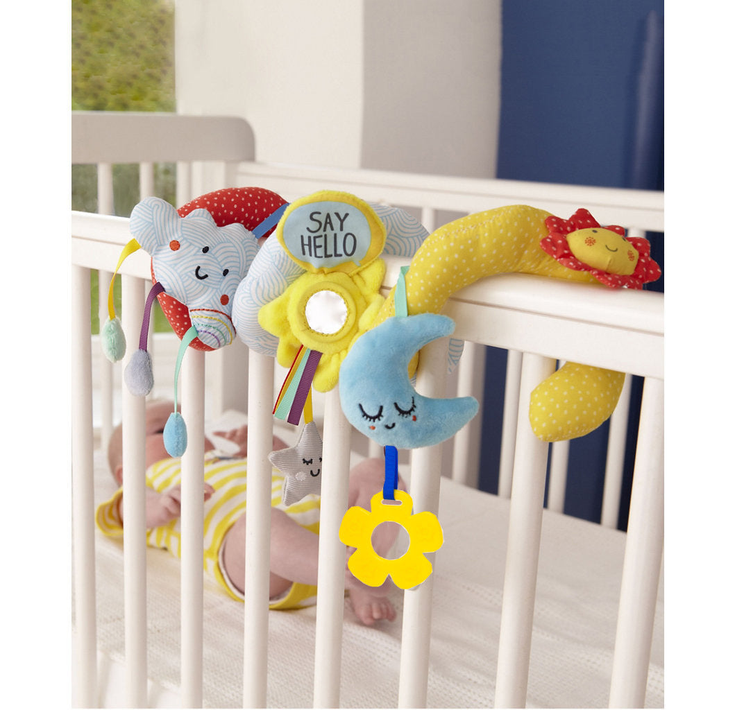 Baby Rattle Toy Star Moon Stroller Pendant