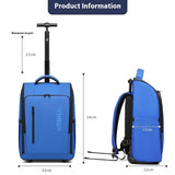 Trolley Backpack Double-shoulder Travel Ultra Light Draw-bar Luggage