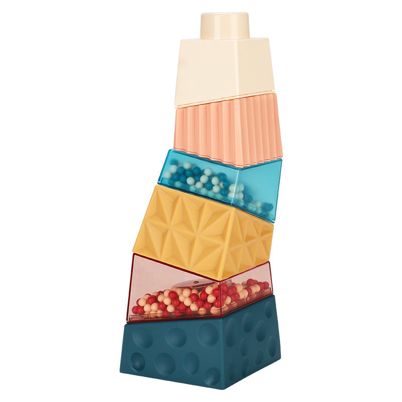 Irregular Jenga Baby Early Childhood Education Thinking Training Geometric Building Blocks Pile Style Le