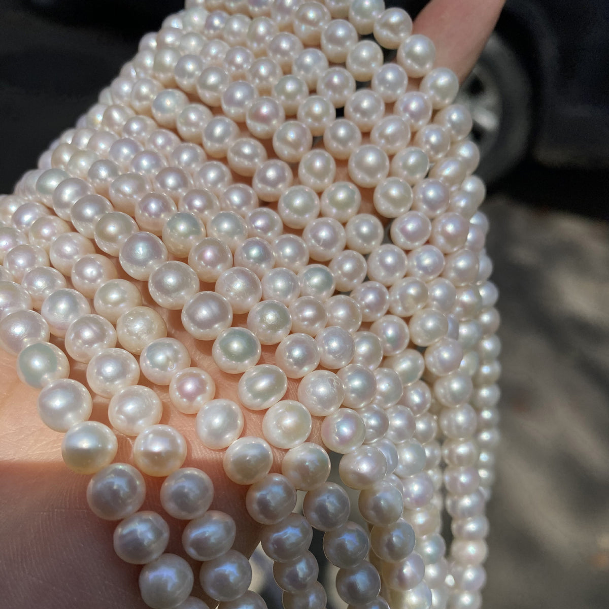 Natural Freshwater Pearl Beading Material