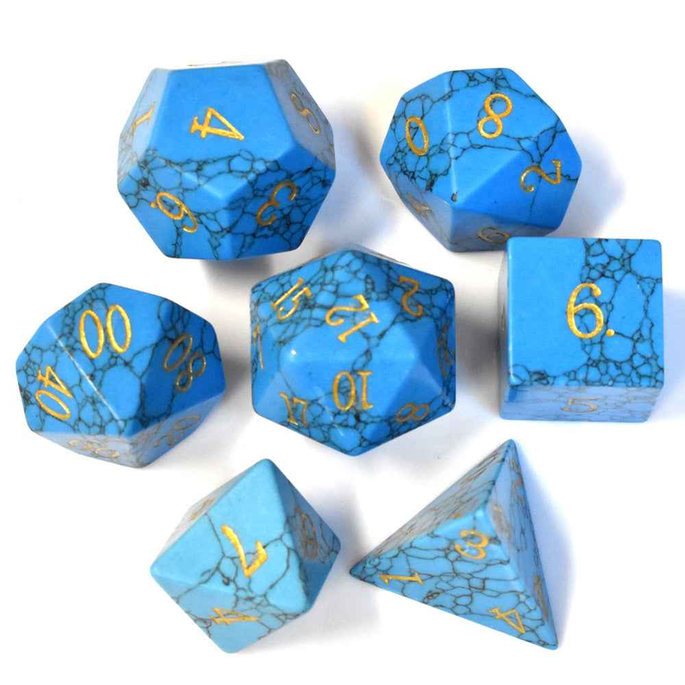 Dice Board Game Casual Game Multi-sided Digital Sieve Seven Tablets Suit