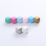 Creative Geometric Cut Plane Octagonal Wood Bead Polyhedral Beading
