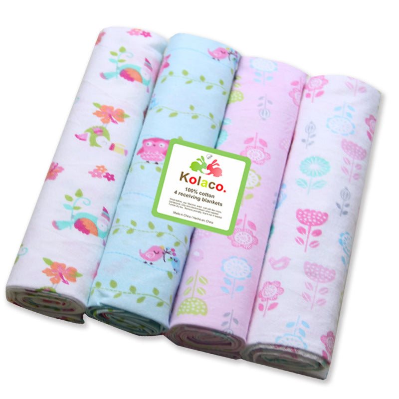 76X76PVC Flannel Baby Wrapping Blanket