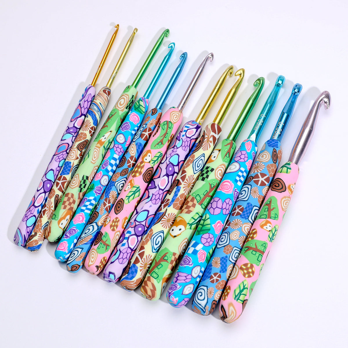Knitting Tools Soft Ceramic Crochet Alumina Set