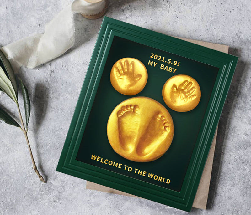 Hand And Foot Print Mud Hand And Foot Print Permanent Lanugo Souvenir Making Baby Full Moon Gift