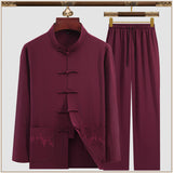 Костюм Тан в китайском стиле, летний костюм с коротким рукавом