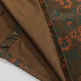 Осенняя новая цветочная рубашка Винтажная рубашка