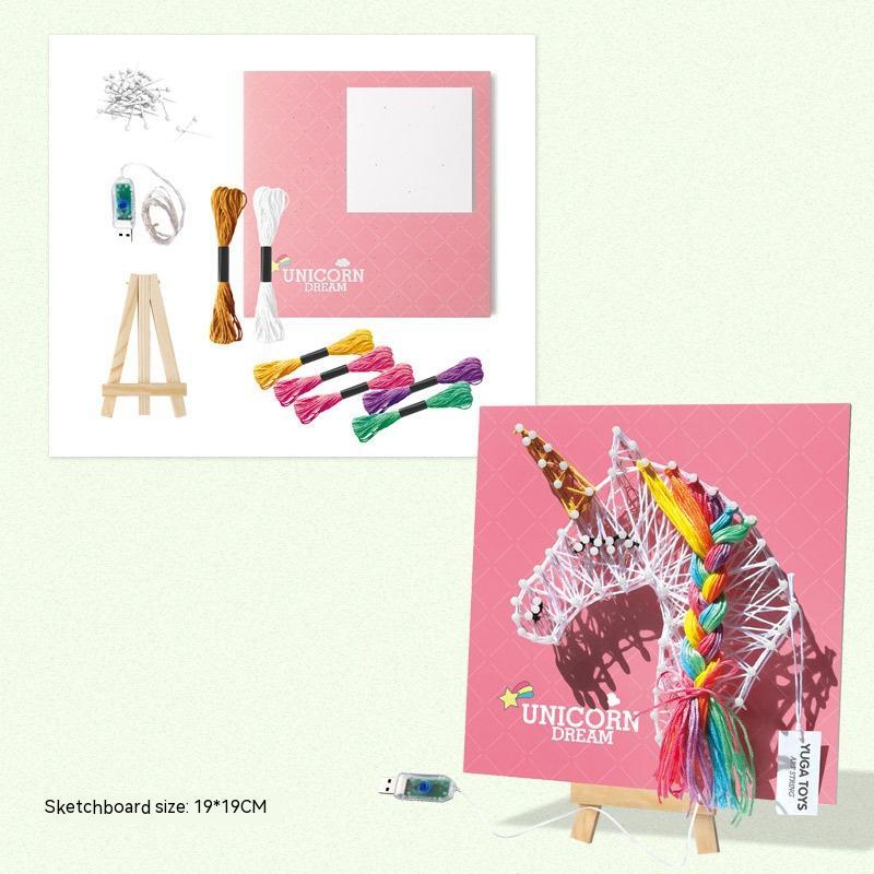 Children's Handmade Winding Painting Creative String Drawing Toys