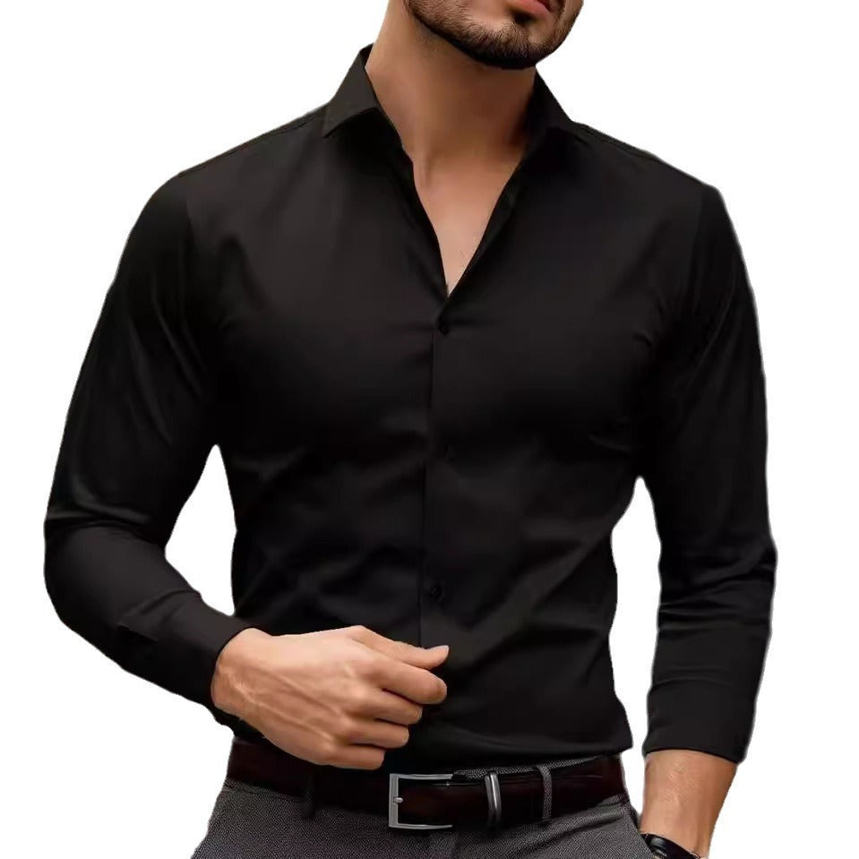 Business Lapel ҷомаи ранги сахти остин Long Casual