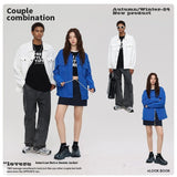 Куртка джинсовая однотонная свободного кроя Simplicity