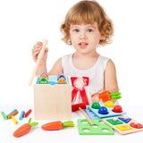Wooden Children Knock The Ball Game Baby